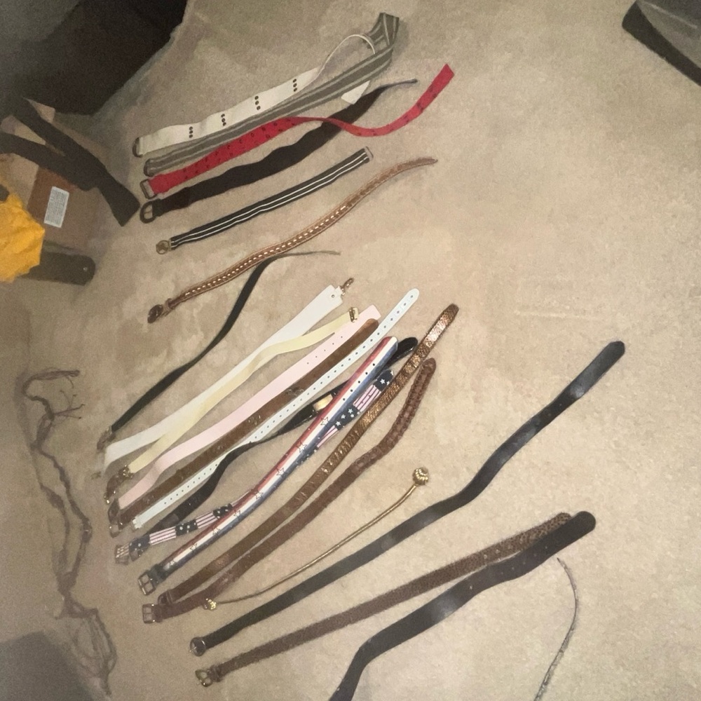 Assorted Colorful Belts Collection - Picture 3 of 8